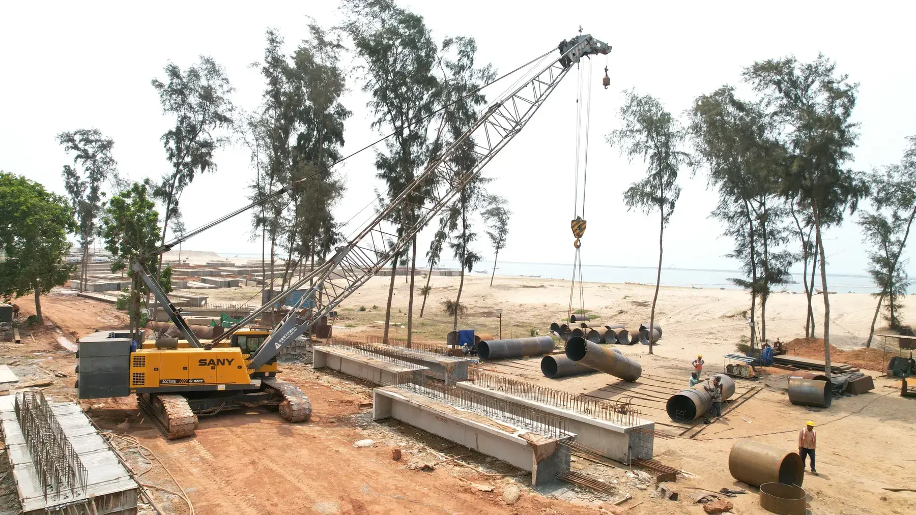 75T SANY Crane